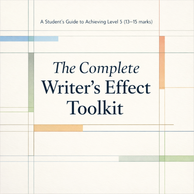 The Complete Writer's Effect Toolkit: A Student's Guide to Achieving Level 5 (13-15 marks)